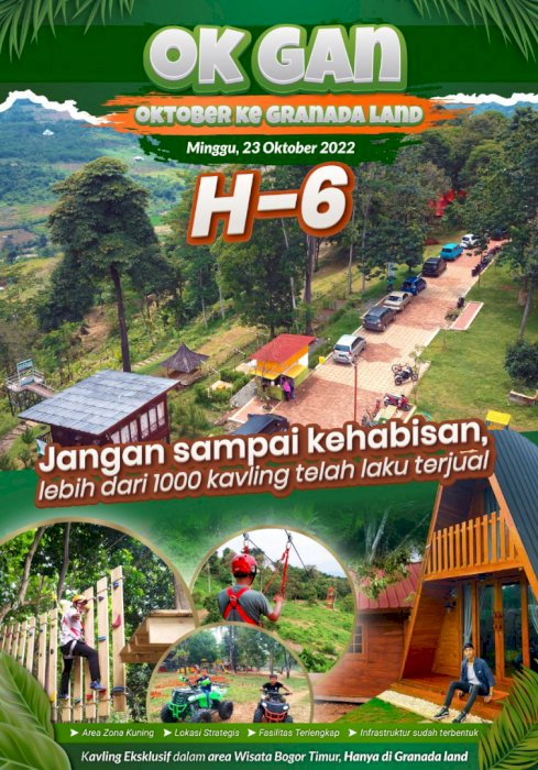 DI JUAL TANAH KAVLING MURAH GRANDALAND BOGOR TIMUR