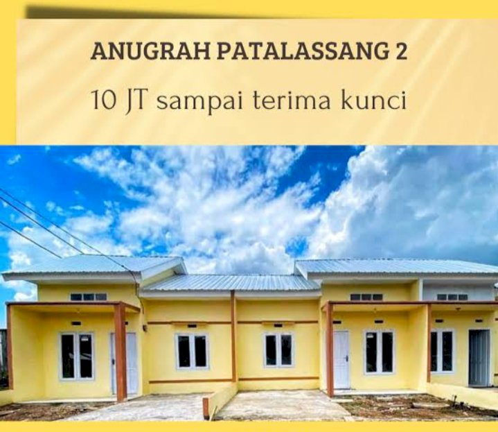 Rumah terjangkau akses dekat kawasan kampus di Patalassang