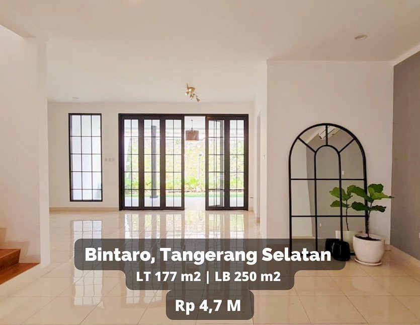 FOR SALE!  Modern Tropical Townhouse Discovery Cielo, Bintaro