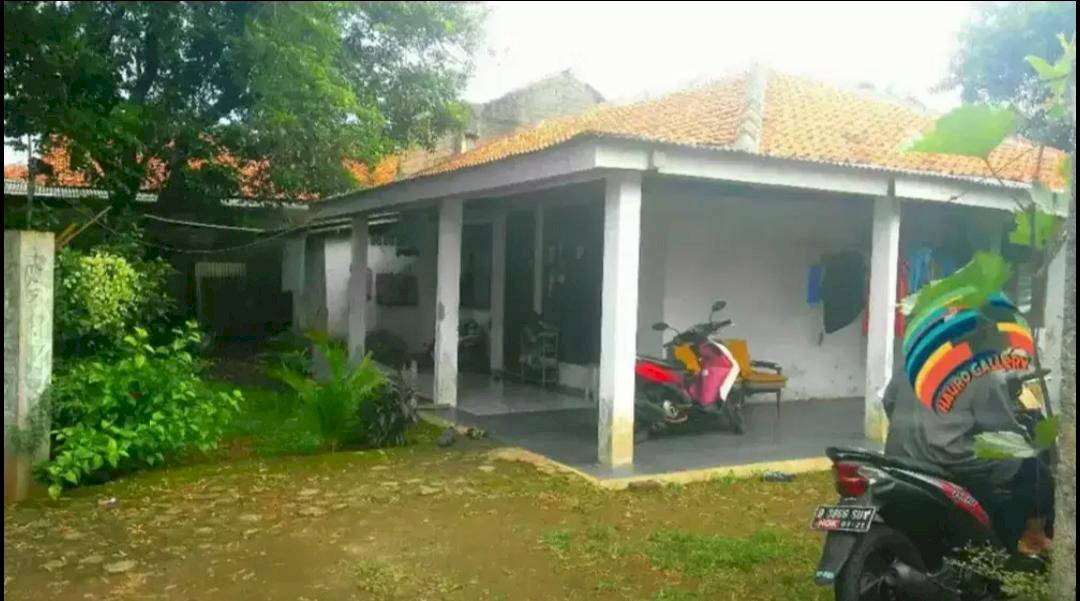 Dijual tanah plus bangunan, harga permeter