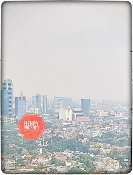 Dijual Unit 3+1BR Full Furnish City View di Apt. Residence 8 Lt Tinggi