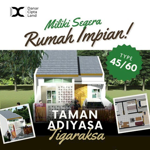 Rumah minimalis SIAP HUNI di Taman Adiyasa Tigaraksa Tangerang