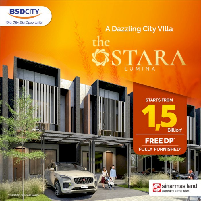 Hunian Murah Modern Terbaik Full Furnish, The Ostara Lumina BSD City