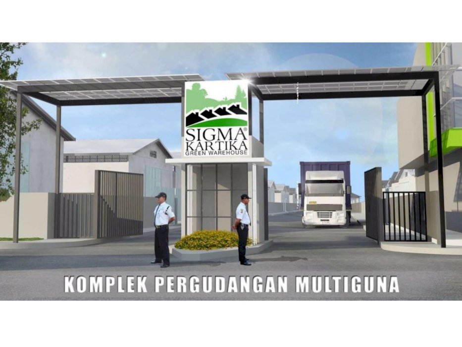 Pergudangan Sigma Kartika Row Jalan Terlebar Strategis, Gunung Sindur
