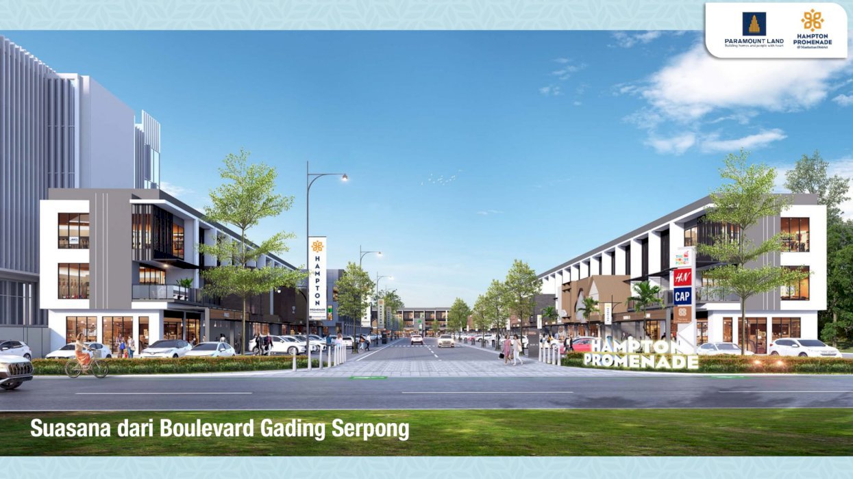 Hampton Promenade Gading Serpong, Modern Nyaman Investasi Terbaik