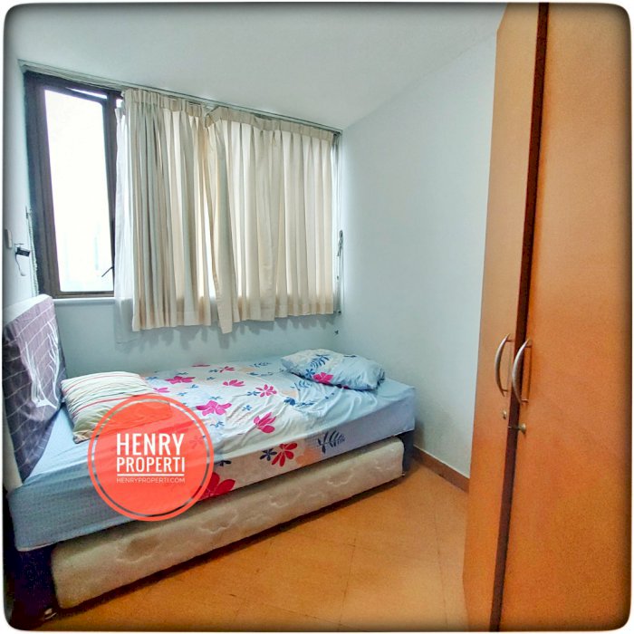 Dijual Unit Renov 3+1BR View City Furnish Lt Rendah di Taman Rasuna