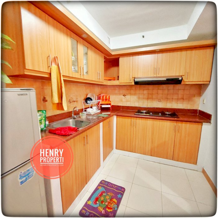 Dijual Unit Renov 3+1BR View City Furnish Lt Rendah di Taman Rasuna