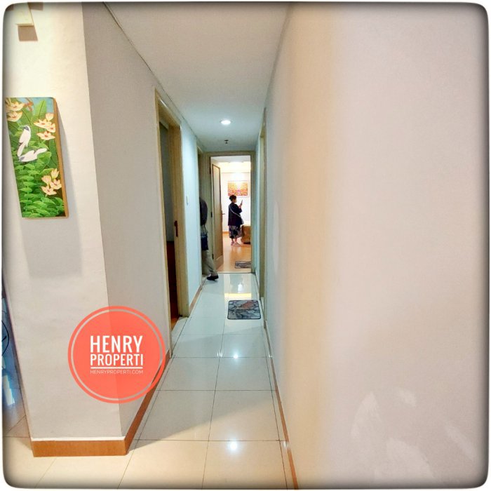 Dijual Unit Renov 3+1BR View City Furnish Lt Rendah di Taman Rasuna