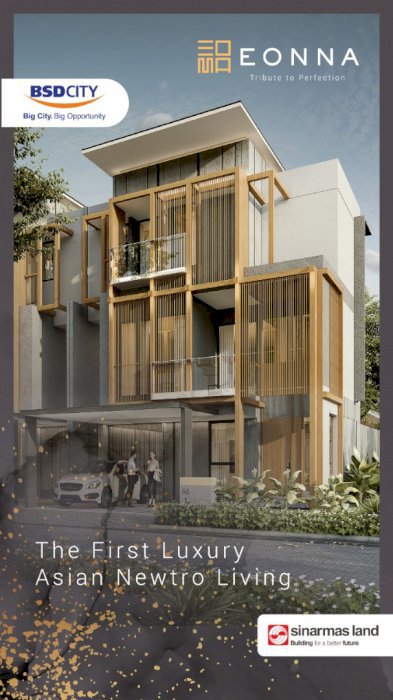 Rumah Mewah Cantik Elegant terbaik di Cluster Aerra Eonna BSD City