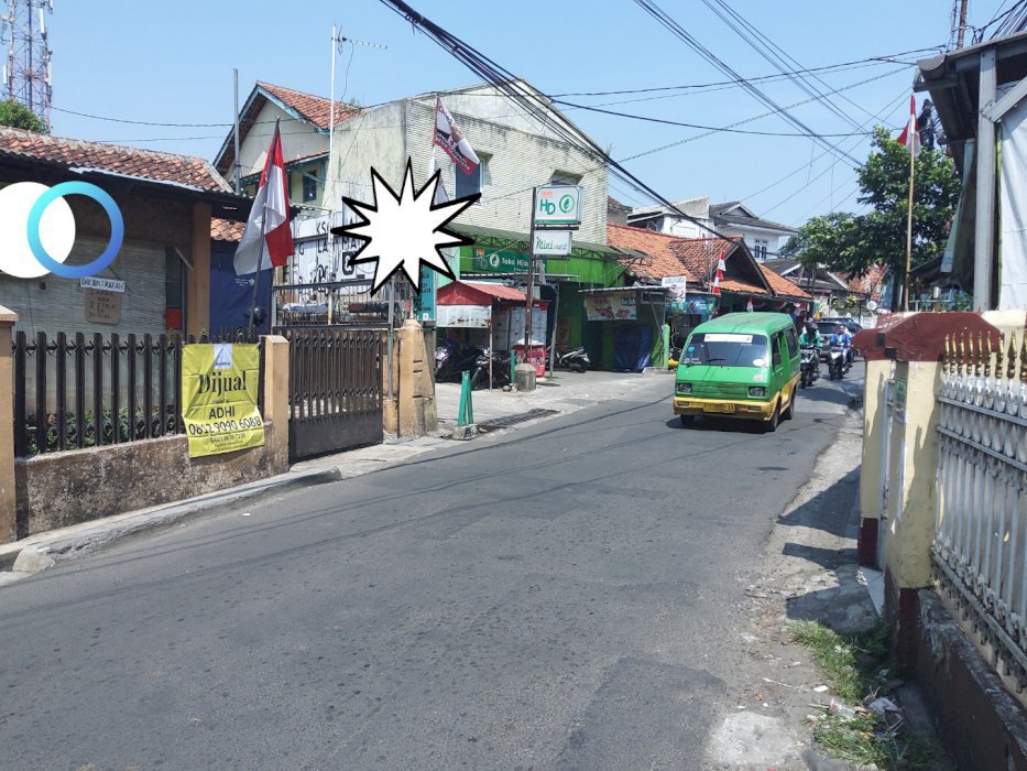 Rumah Strategis Untuk Usaha di Pinggir Jl Cimanggu Tanah Sareal Bogor