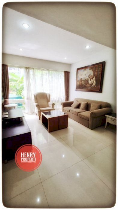 For Rent Best Unit 2+1BR Full Furnish Renov Low Fl at Taman Anggrek