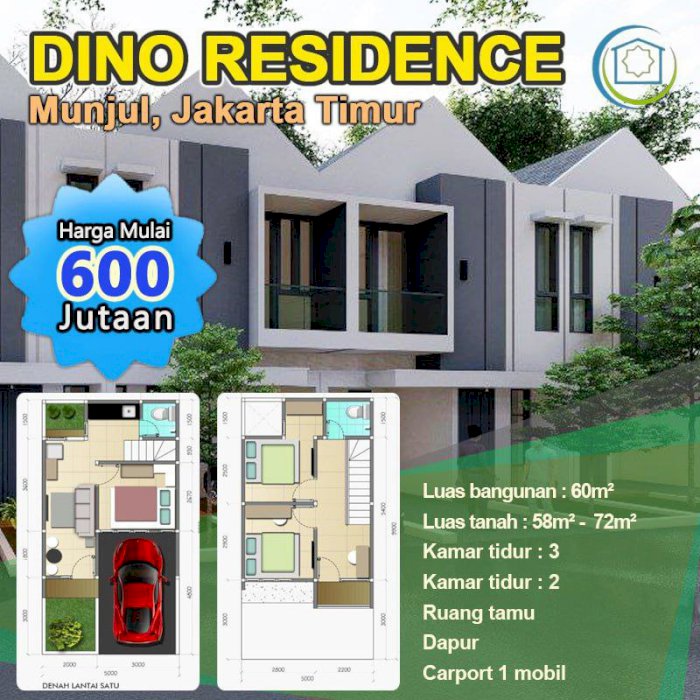 Dino Residence dekat Pasar Munjul Cipayung Jakarta Timur