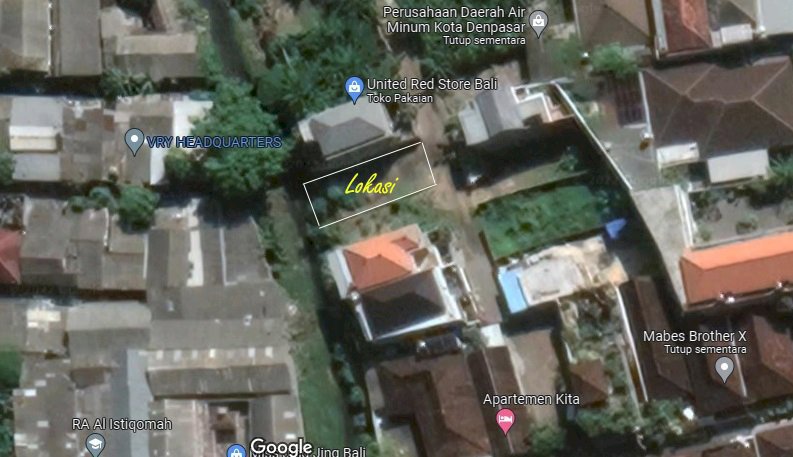 Jual Tanah di Tukad Pakerisan, Panjer, Denpasar