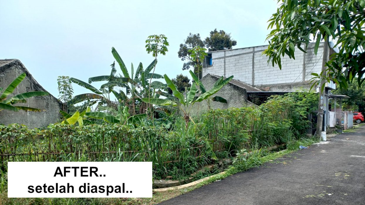 DIJUAL (TP) TANAH KAVLING HOOK DI GRIYA SURADITA INDAH 141 m2, SHM
