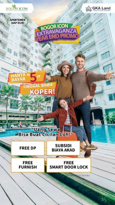 JUAL APARTEMEN BOGOR TYPE STUDIO