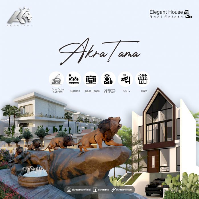 RUMAH AKRATAMA KONSEP VILLA VIEW CANTIK HARGA TERJANGKAU
