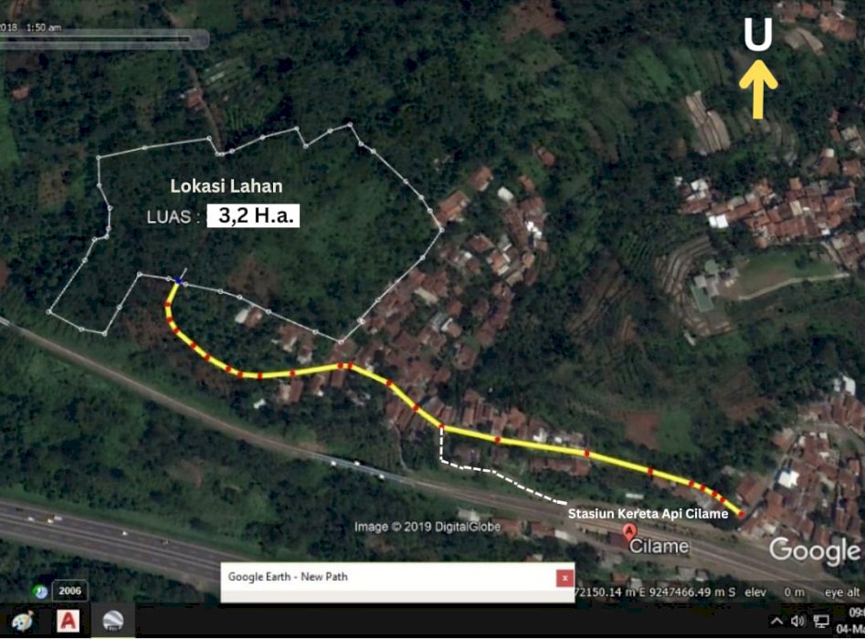 Di Jual Tanah, 3 Ha - murah pisan di Cilame Cikalong Wetan KBB