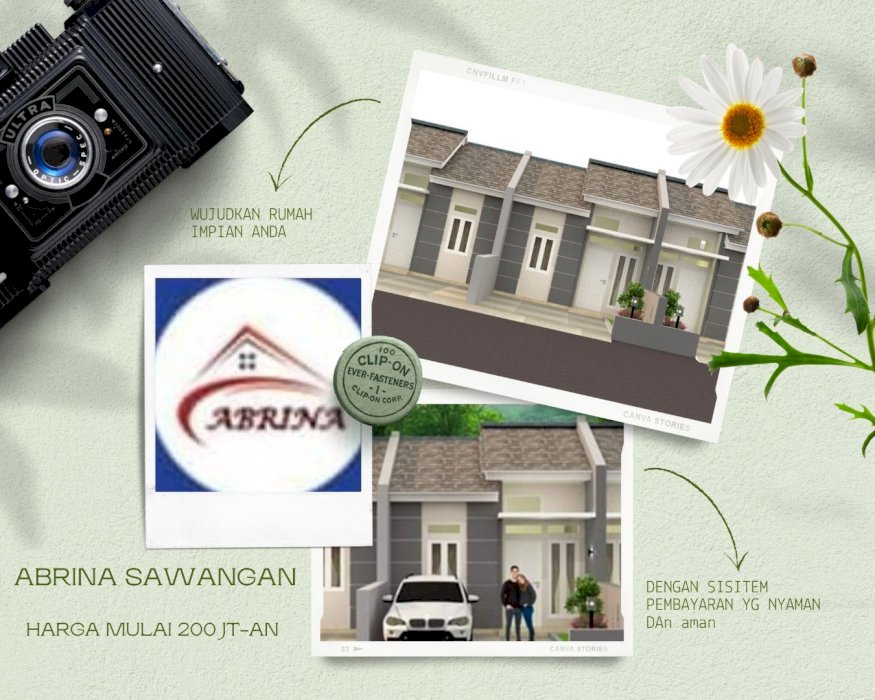 Rumah 200 jutaan di sawangan