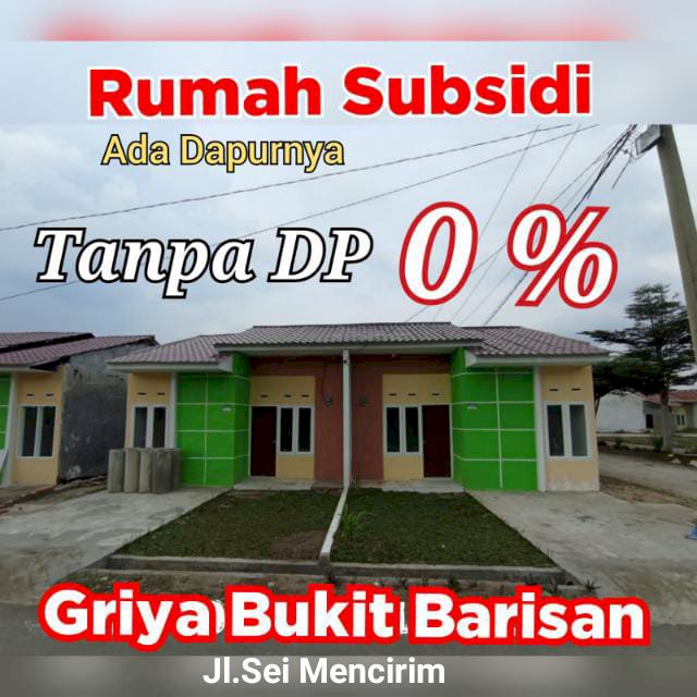 Rumah subsidi Gandeng 2. DP Rp0