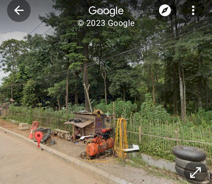 Di jual lahan perkebunan karet tanah kering tidak ada rawa dekat jalan
