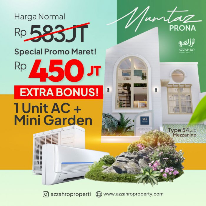 Edisi Last Stock Unit Rumah Modern Classic Type 54m2