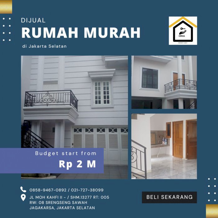 Dijual Rumah Jakarta Selatan