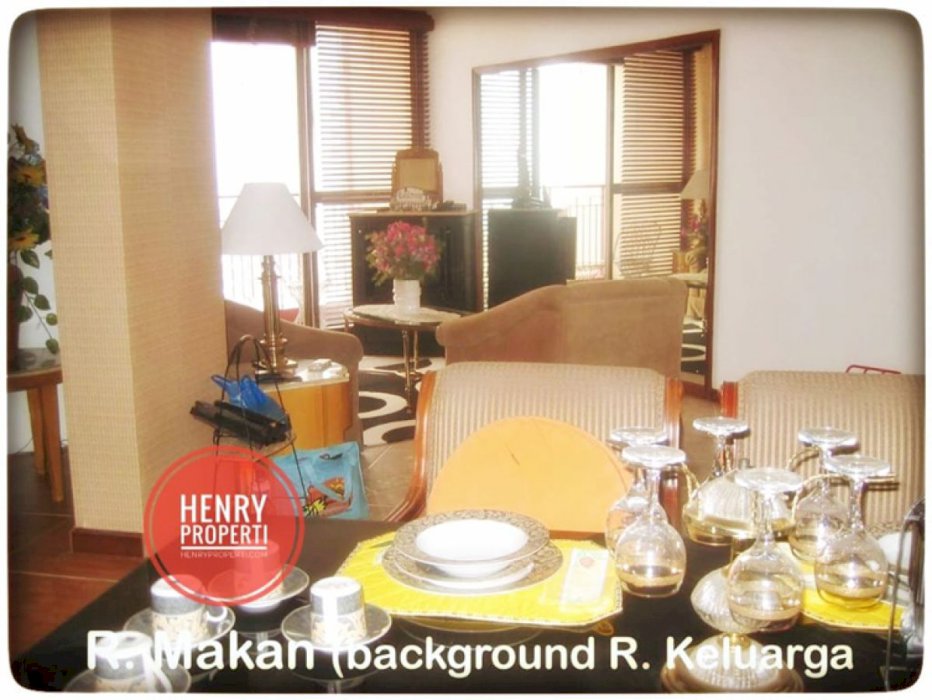 Dijual Unit Terbaik 2+1BR Full Furnish Hadap Timur di Apt Taman Rasuna