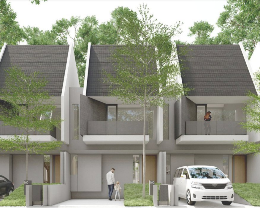 Cluster eklusif jakarta selatan dua lantai