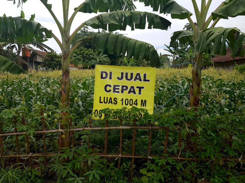 DIJUAL TANAH DESA TONJONG KECAMATAN BOJONG GEDE