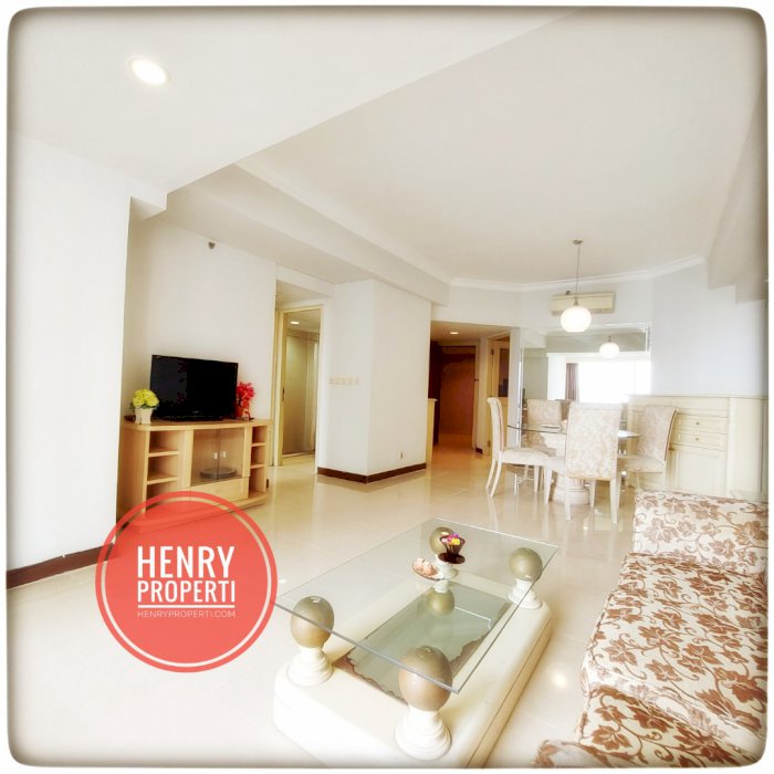 Taman Anggrek Condominium Harga Spesial 2+1BR Furnish View Taman+City