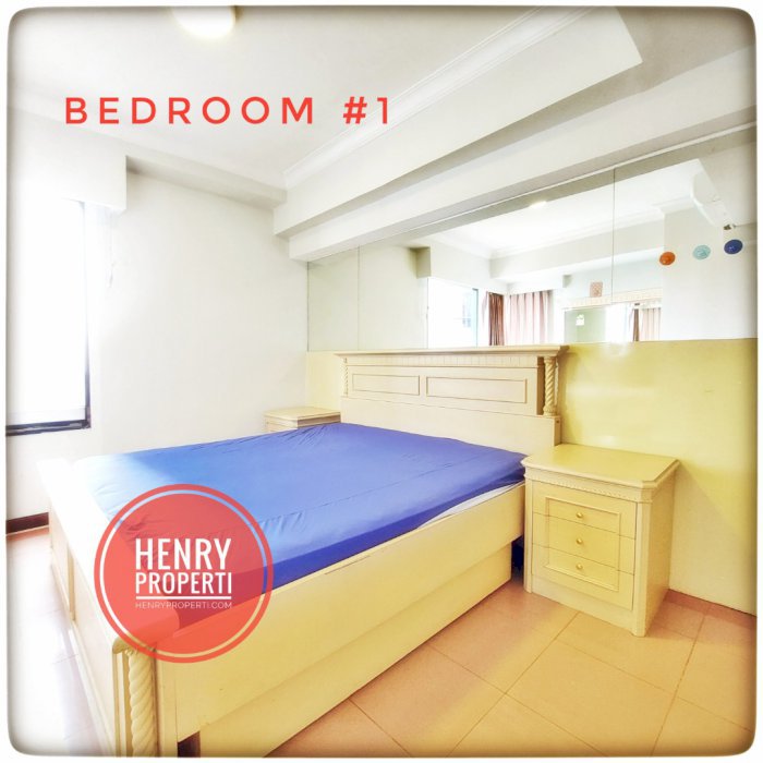Taman Anggrek Condominium Harga Spesial 2+1BR Furnish View Taman+City