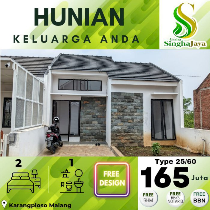Rumah dp 100jt langsung dibangun