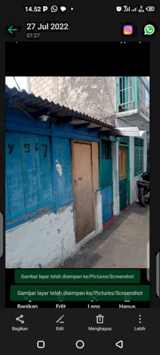 Rumah dikebon jeruk dekat stasiun dan  jalan tol