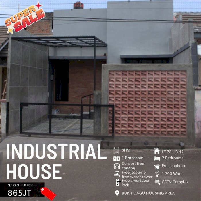 Industrial House, perumahan Gunung Sindur Bogor