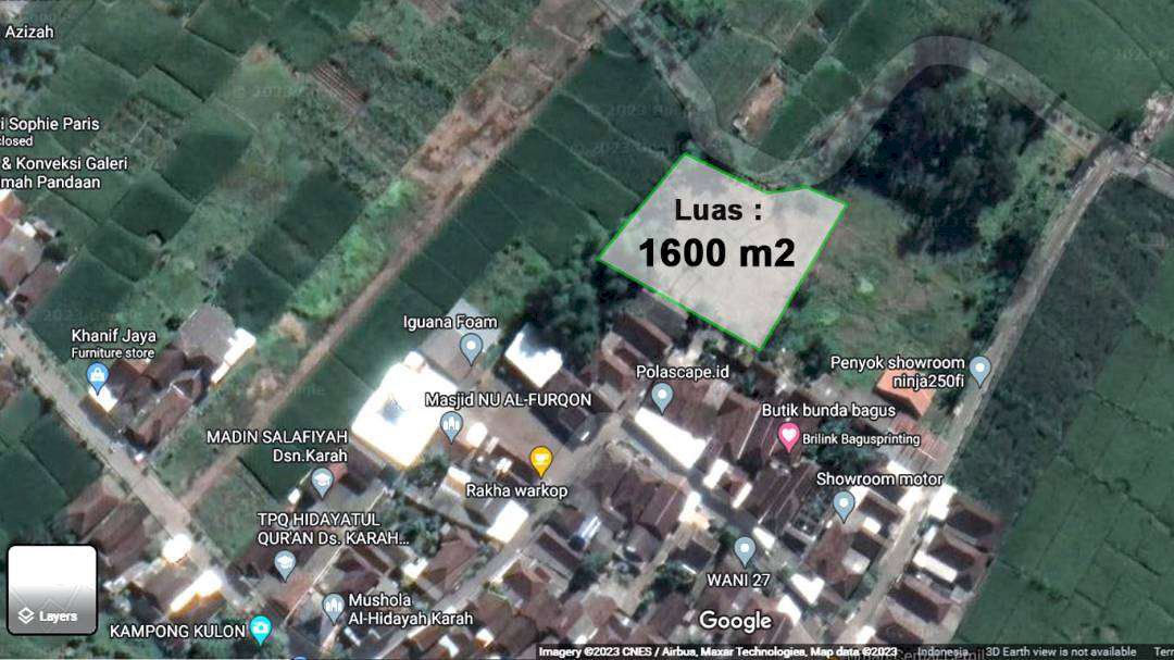Dijual segera tanah sawah