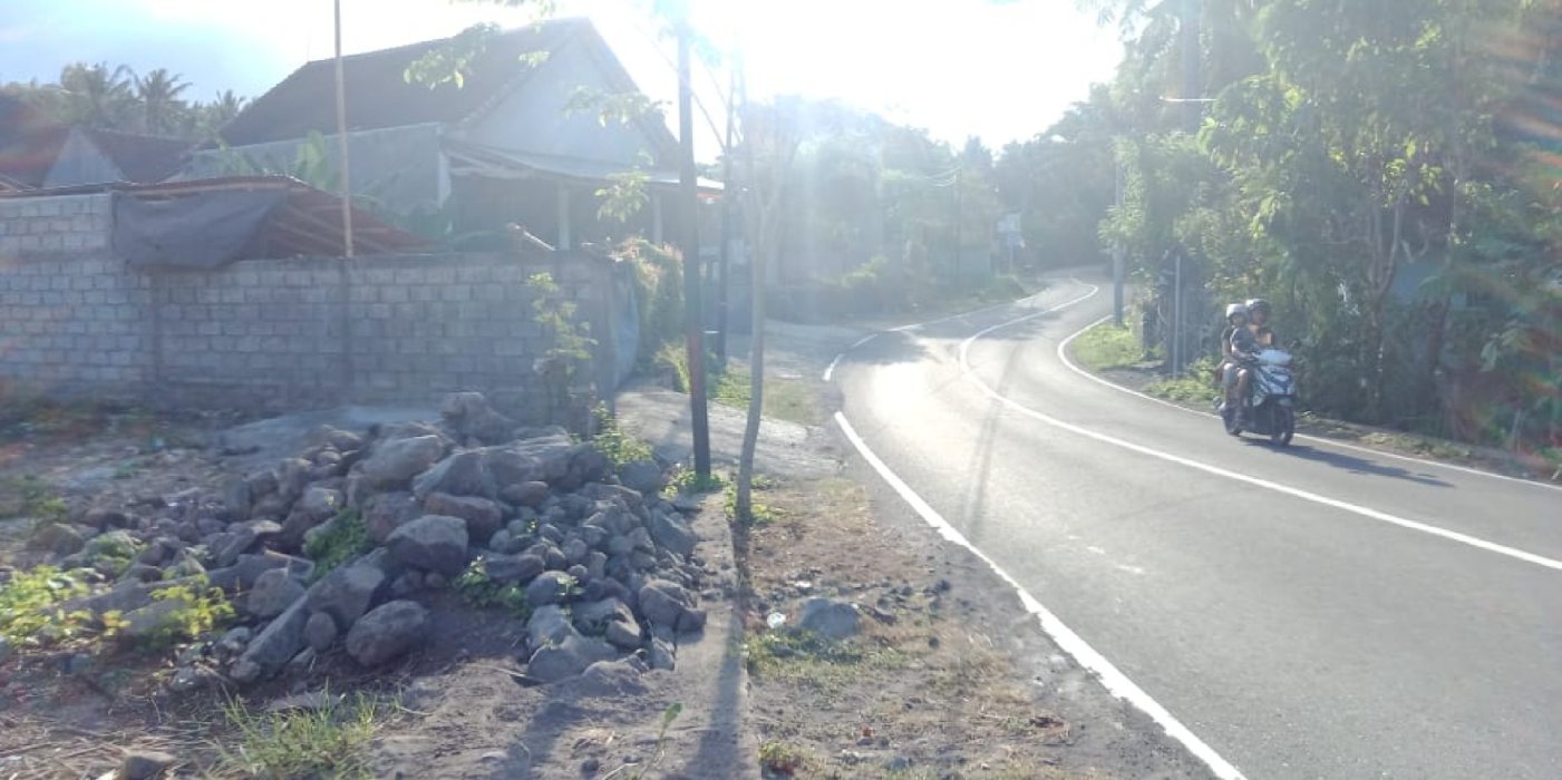 Tanah lokasi strategis, desa wisata jasri, arah Taman Ujung Karangasem