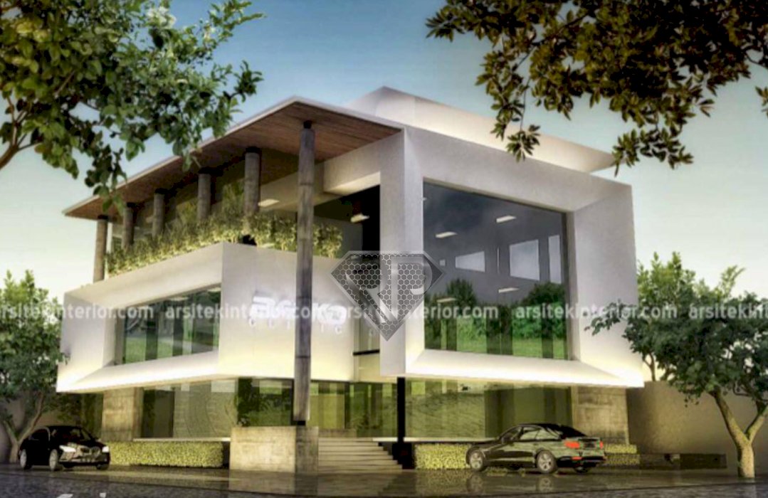 Gedung Kantor Smart Minimalis masa kini