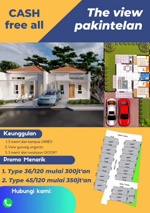 Rumah view pegunungan