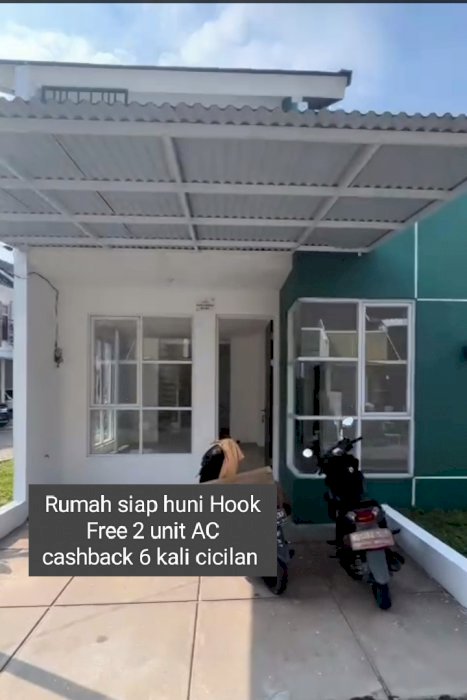 Rumah Hook siap huni di cluster Flora Aryana karawaci Tangerang