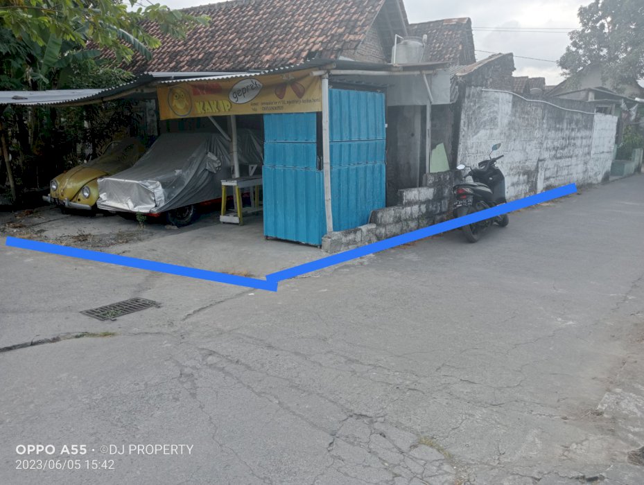 Tanah pekarangan hook view sawah dekat kampus Upy