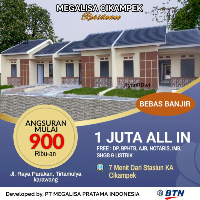 Perum subsidi MEGALISA CIKAMPEK RESIDENCE