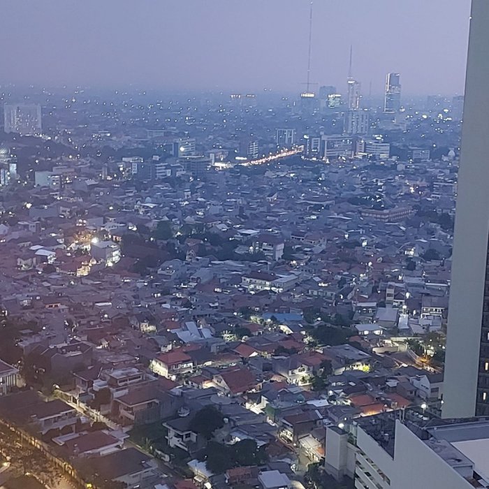 Sewa Apartemen Taman Anggrek city view New Furnish
