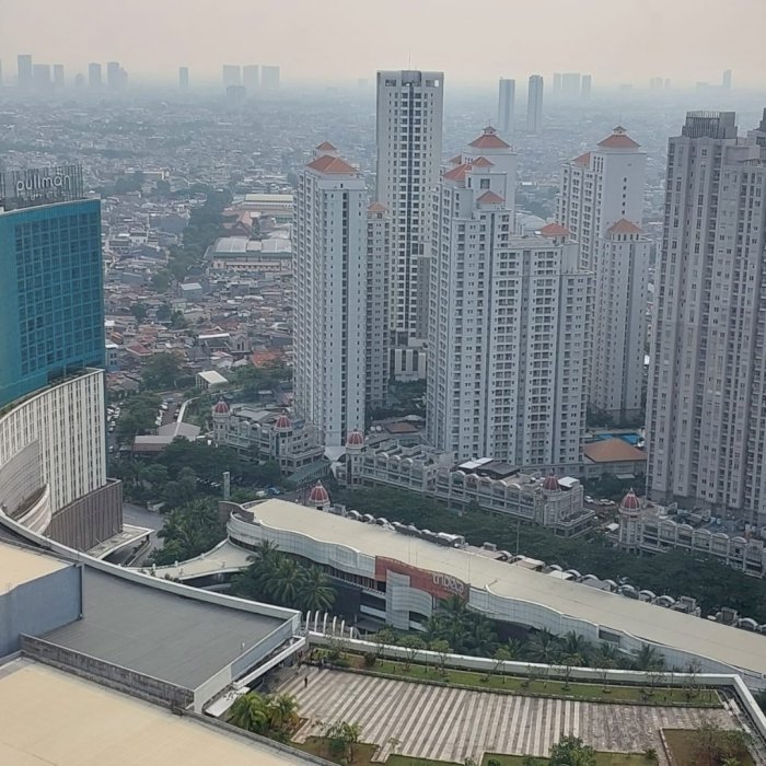 sewa apartemen taman anggrek fasilitas lengkap 2 kamar tidur