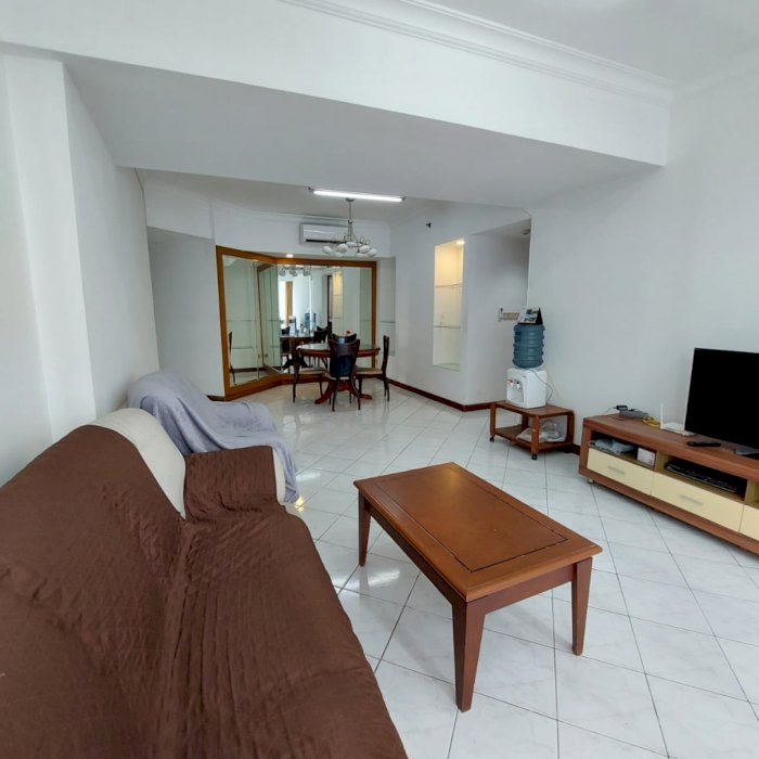 apartemen taman anggrek unit sudut 2br jakarta barat sewa pertahun