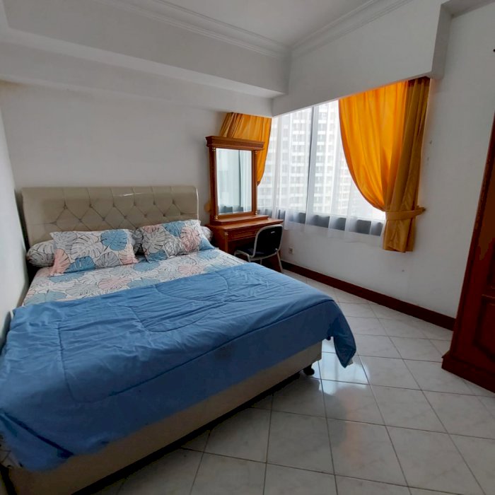 apartemen taman anggrek unit sudut 2br jakarta barat sewa pertahun
