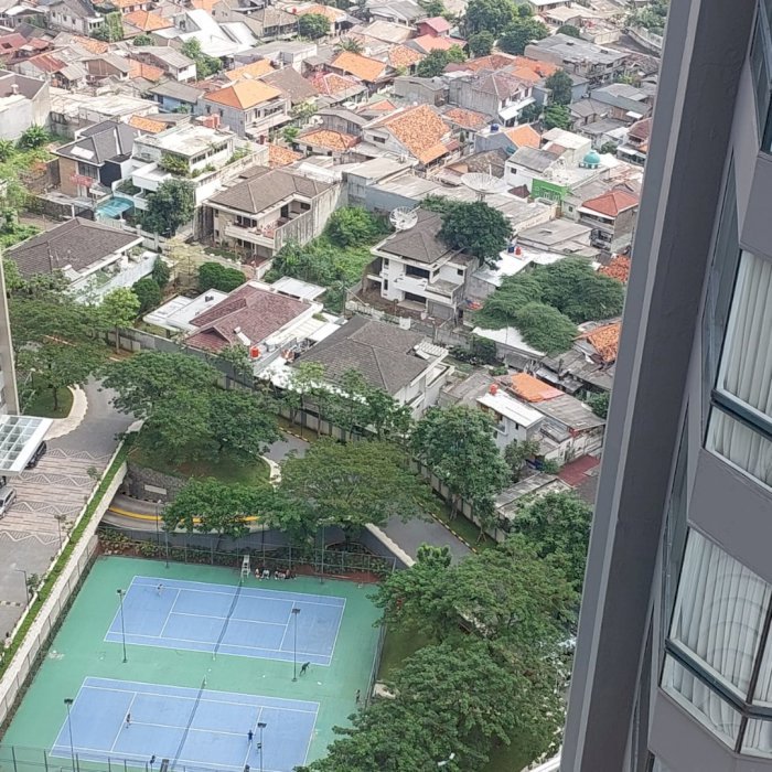 apartemen taman anggrek unit sudut 2br jakarta barat sewa pertahun