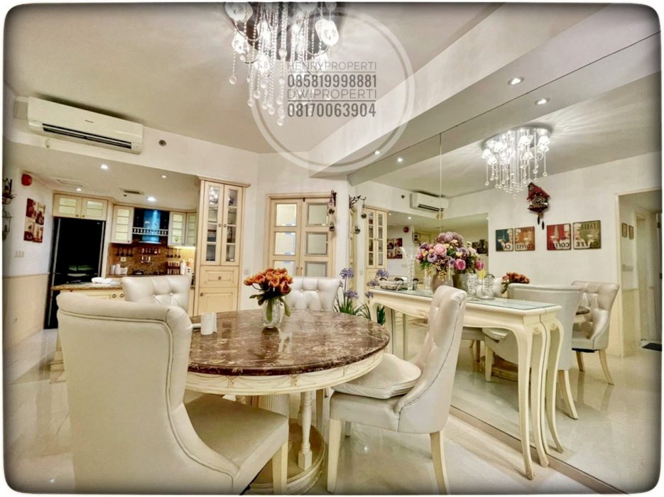 Dijual Unit 2+1BR di Taman Anggrek Condominium sudah di renovasi