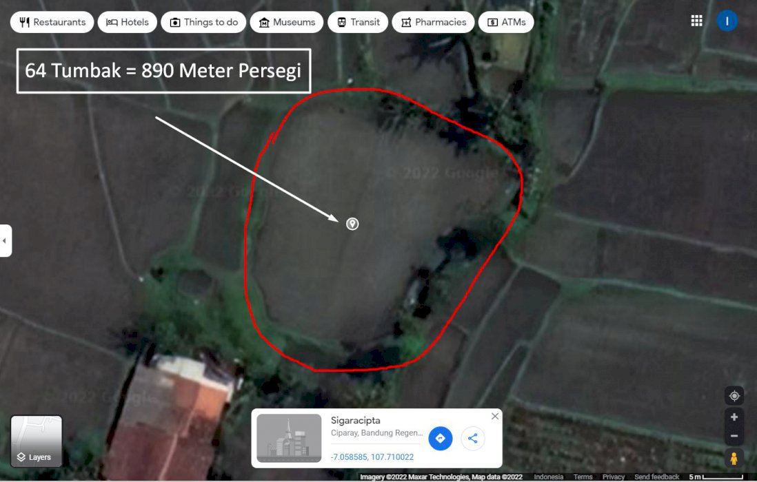 Diual Tanah Sawah Produktif 1 Tahun 3x Panen.