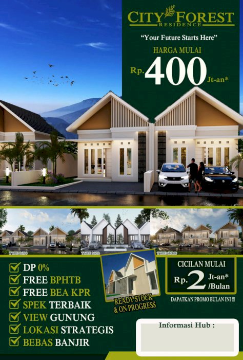 Rumah tanpa DP di kota bogor
