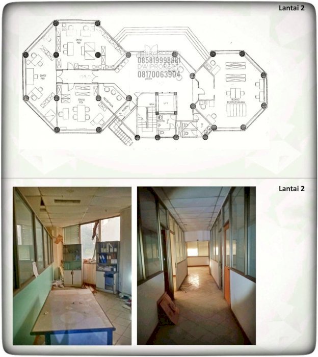 Di Jual Gedung Dibawah NJOP Jl. Buncit Raya, 6 Lantai